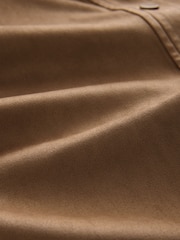 Taupe Brown Faux Suede Shacket - Image 8 of 8