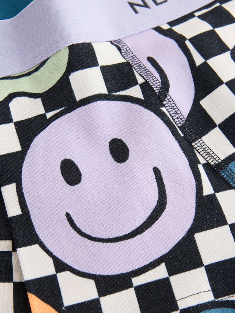 Checkerboard Smile Boxers 5 Pack (2-16yrs) - Image 9 of 9