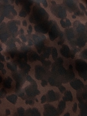 Gap Brown Leopard Print Power Medium Impact Sports Bra - Image 5 of 5