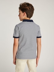 Tommy Hilfiger Blue Regular Fit Short Sleeves 100% Cotton Polo Shirt - Image 2 of 5