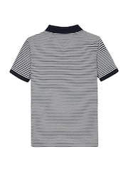 Tommy Hilfiger Blue Regular Fit Short Sleeves 100% Cotton Polo Shirt - Image 5 of 5