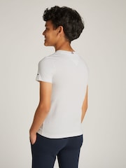 Tommy Hilfiger White Regular Fit 1985 100% Cotton T-Shirt - Image 2 of 5