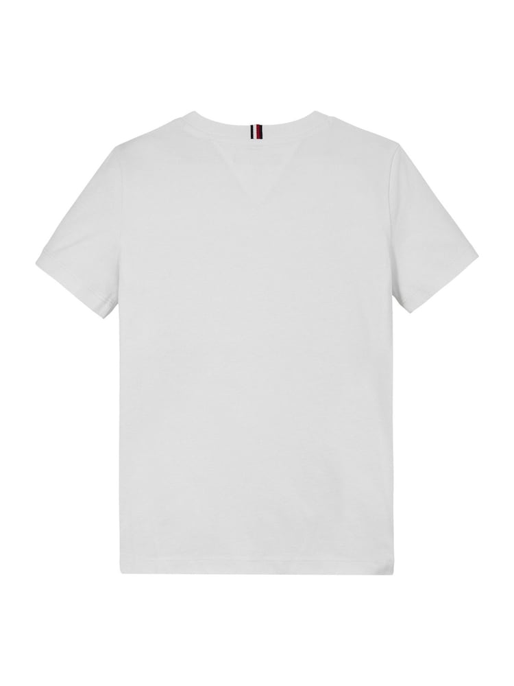 Tommy Hilfiger White Regular Fit 1985 100% Cotton T-Shirt - Image 5 of 5