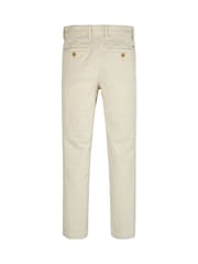 Кремовый - Tommy Hilfiger Слим фит 1985 Мягкая твилл брюки чинос - Image 5 of 5