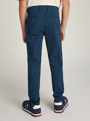 Tommy Hilfiger Blue Slim Fit 1985 Soft Twill Chino Trousers - Image 2 of 5