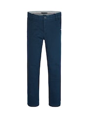 Tommy Hilfiger Blue Slim Fit 1985 Soft Twill Chino Trousers - Image 4 of 5