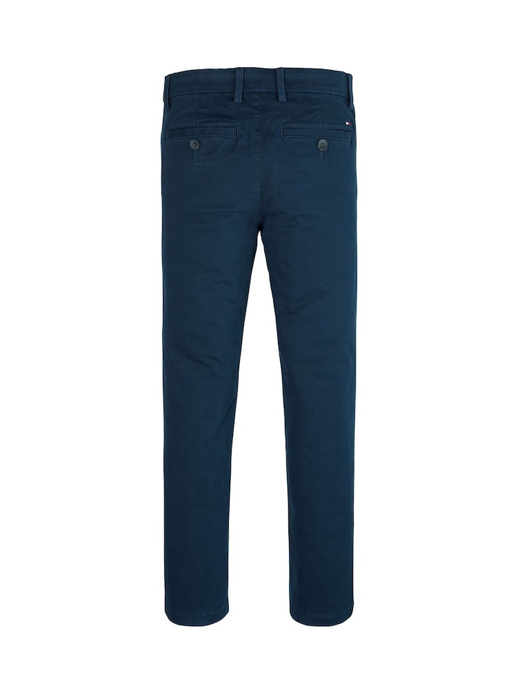 Tommy Hilfiger Blue Slim Fit 1985 Soft Twill Chino Trousers - Image 5 of 5