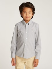 Tommy Hilfiger Blue Flex Stretch Cotton Shirt - Image 1 of 5