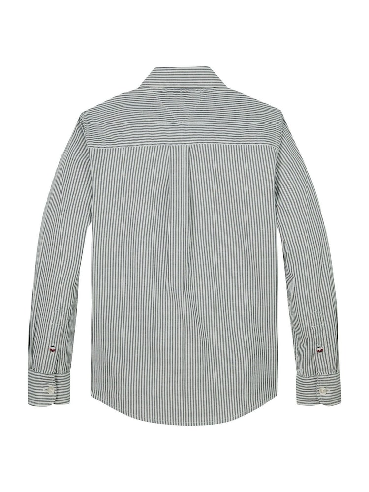 Tommy Hilfiger Blue Flex Stretch Cotton Shirt - Image 5 of 5