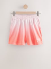 Coral Pink Ombre Graphic Shorts - Image 5 of 7