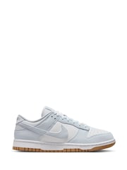 Nike White Dunk Low Trainers - Image 1 of 14