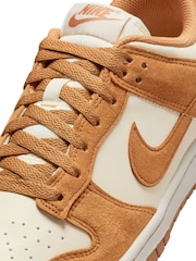 Nike Gold/White Dunk Low Trainers - Image 10 of 11