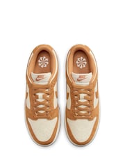 Nike Gold/White Dunk Low Trainers - Image 7 of 11