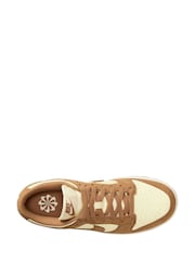 Nike Gold/White Dunk Low Trainers - Image 8 of 11