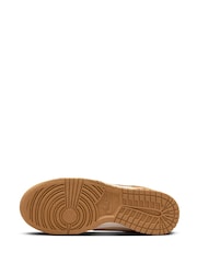 Nike Gold/White Dunk Low Trainers - Image 9 of 11
