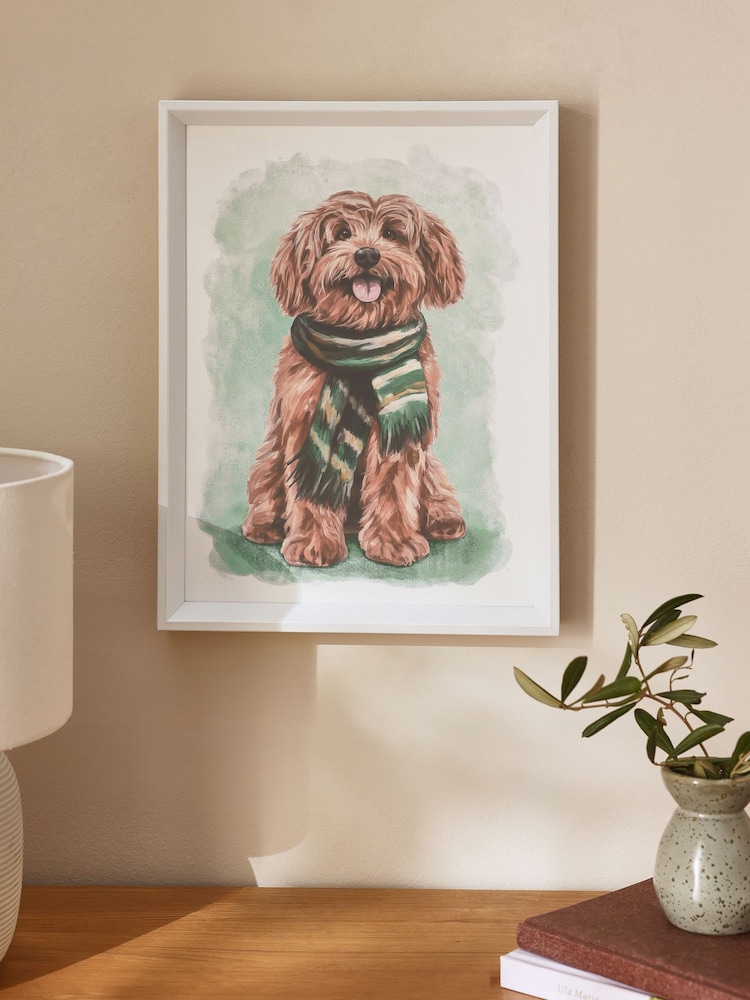 Natural Charlie the Cockapoo Framed Wall Art - Image 2 of 5