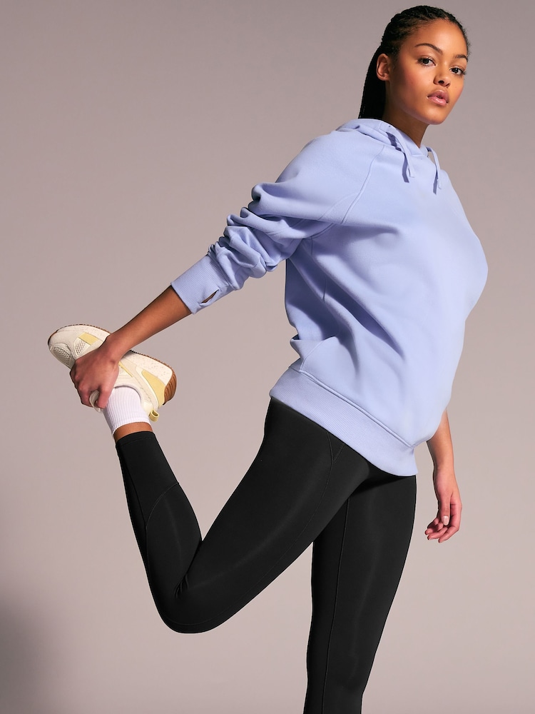 Blue Active Longline Overhead Hoodie - Image 4 of 8