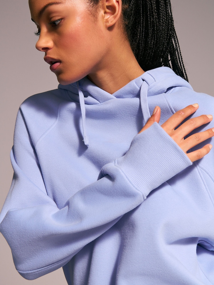 Blue Active Longline Overhead Hoodie - Image 5 of 8