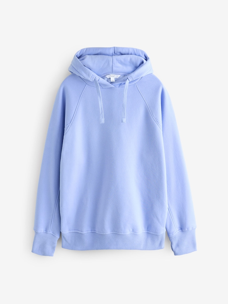 Blue Active Longline Overhead Hoodie - Image 6 of 8