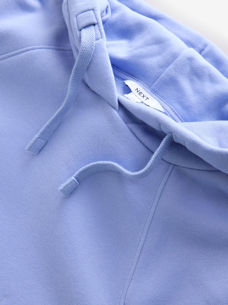 Blue Active Longline Overhead Hoodie - Image 7 of 8