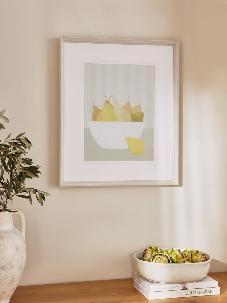 Poires Nature morte Art mural encadré - Image 2 de 4