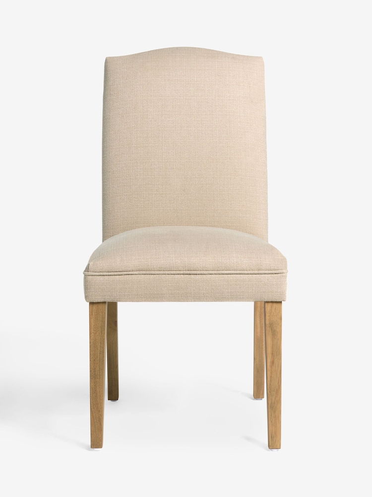 Set of 2 Light Natural Malvern Dining Chairs - Image 2 of 4