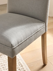 Set of 2 Grey Malvern Dining Chairs - Image 2 of 7