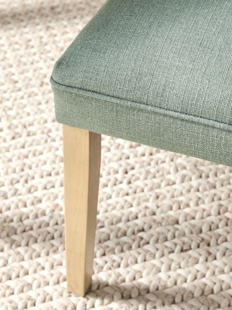 Set of 2 Green Malvern Dining Chairs - Image 7 of 7