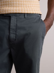 Vintage Blue Premium Sateen Chino Shorts - Image 4 of 10