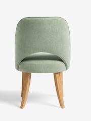 Set of 2 Green Remi Light Wood Leg Dining Chairs - Image 6 of 9