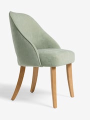 Set of 2 Green Remi Light Wood Leg Dining Chairs - Image 8 of 9