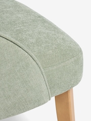 Set of 2 Green Remi Light Wood Leg Dining Chairs - Image 9 of 9