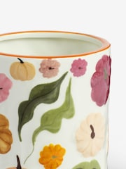 Ceramic Pumpkin Embossed Vase - Bild 2 von 2
