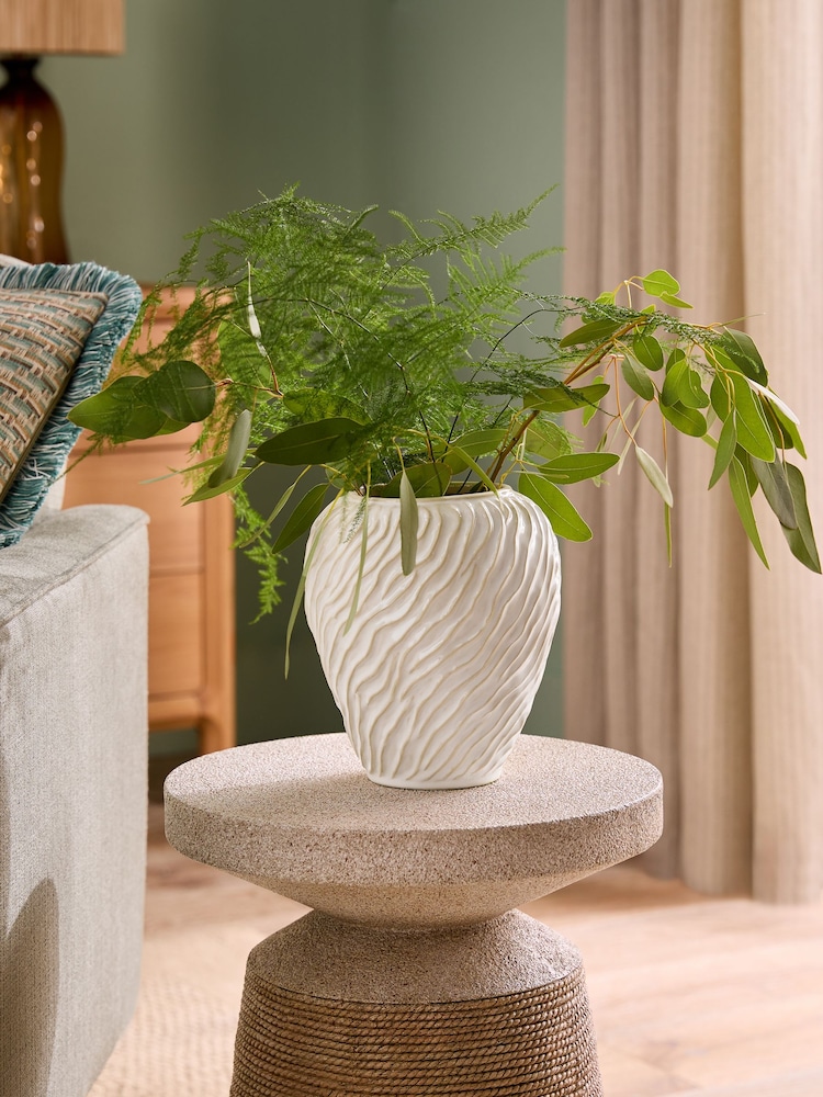 Ceramic Fairford Textured Vase - Imagen 1 de 4