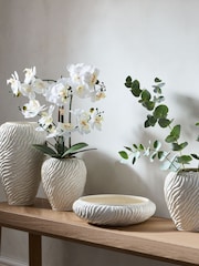 Vase texturizado de cerâmica Fairford - Imagem 3 de 5