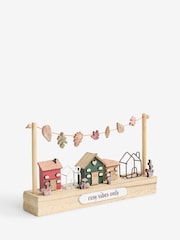 Natural Wood Autumnal House Scene Ornaments - Image 5 of 6
