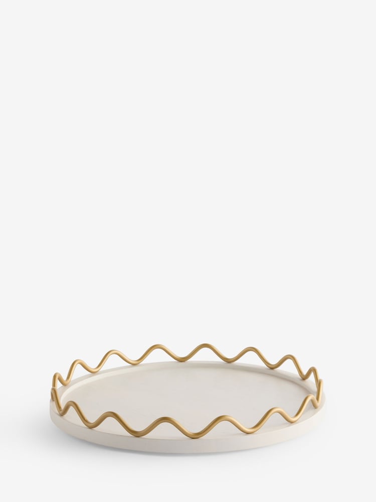Bronx Wooden Decorative Wiggle Tray - صورة 1 من 1