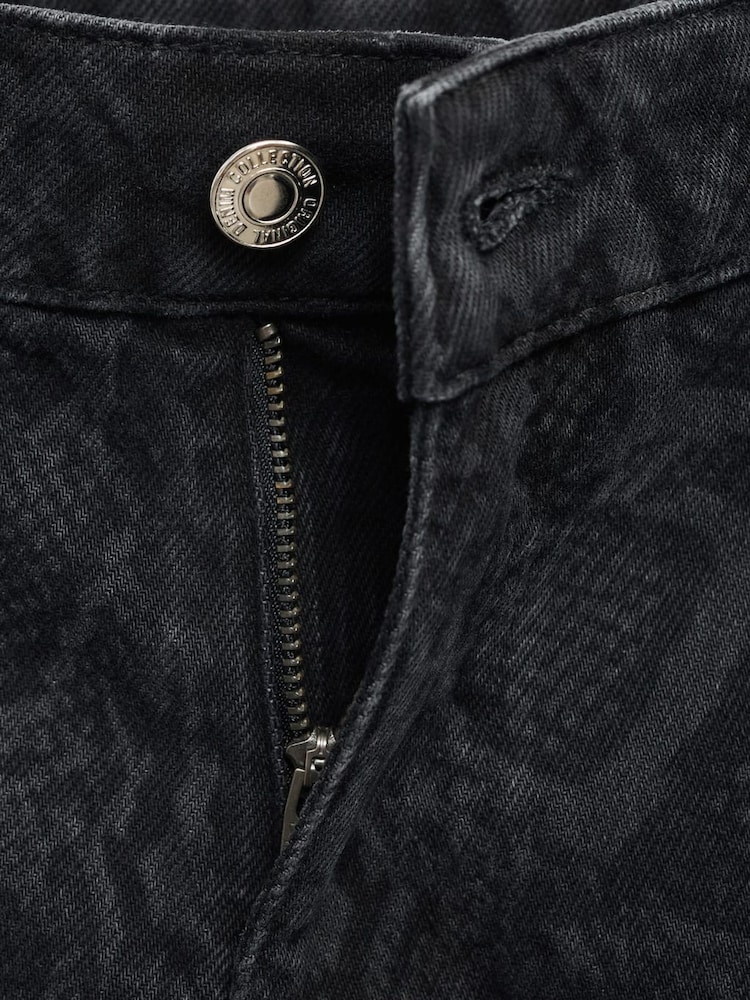 Mango Black Snake Print Wide Leg Jeans - Image 6 of 6