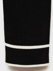 Mango Black Contrast Trim Long Sleeve Cardigan - Image 7 of 7