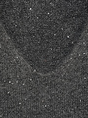 Mango Grey Sparkle Knitted Jumper - Image 6 of 6