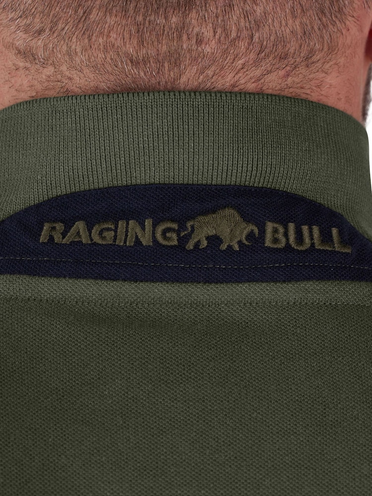 Raging Bull Green Classic Polo Shirt - Image 4 of 6