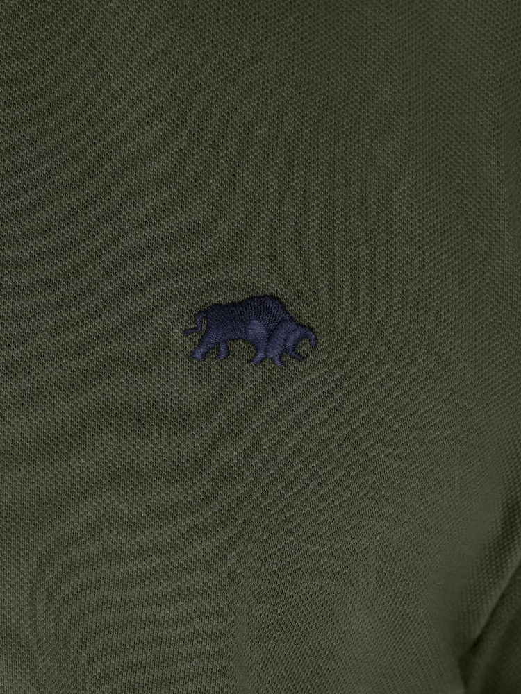 Raging Bull Green Classic Polo Shirt - صورة 6 من 6