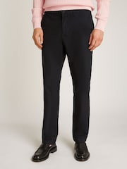 Tommy Hilfiger Black Denton Straight Chino Trousers - Image 1 of 7