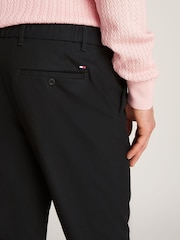 Tommy Hilfiger Black Denton Straight Chino Trousers - Image 4 of 7