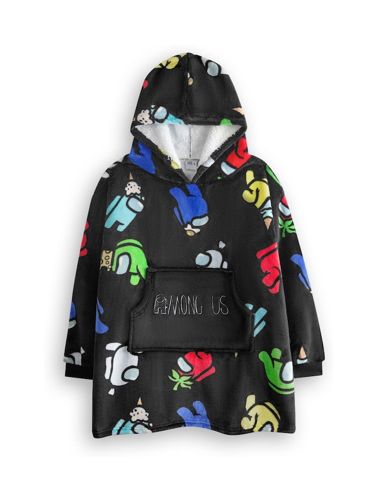 Vanilla Underground Black Boys Among Us Blanket Hoodie - Image 1 of 6