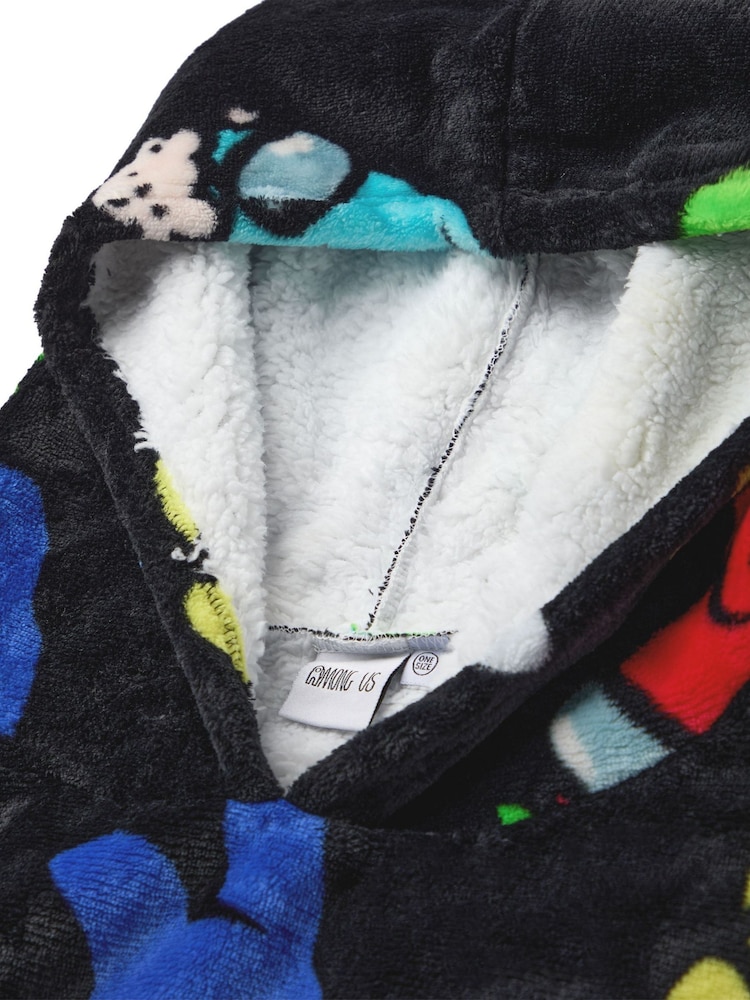 Vanilla Underground Black Boys Among Us Blanket Hoodie - Image 5 of 6