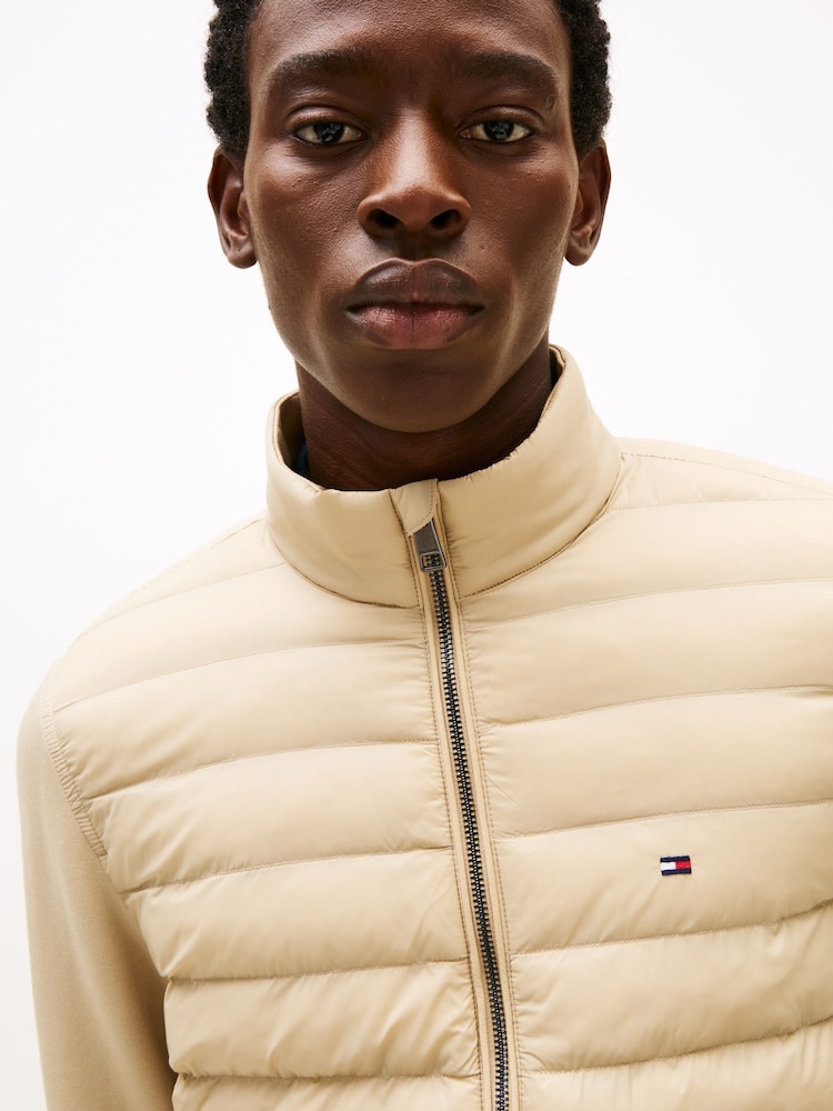Tommy Hilfiger Natural Stand Collar Sweatshirt - Image 4 of 4