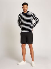 Tommy Hilfiger White Classic 100% Cotton Cable Jumper - Image 3 of 7