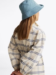 Tommy Hilfiger Brown Corduroy Check Shirt Dress - Image 4 of 7