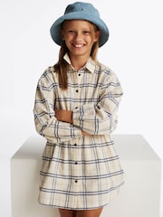 Tommy Hilfiger Brown Corduroy Check Shirt Dress - Image 5 of 7